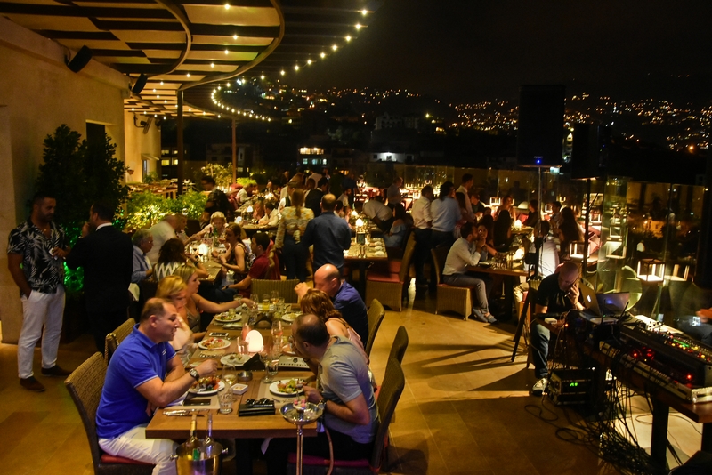 Jounieh Fireworks Show from Burj on Bay Hotel